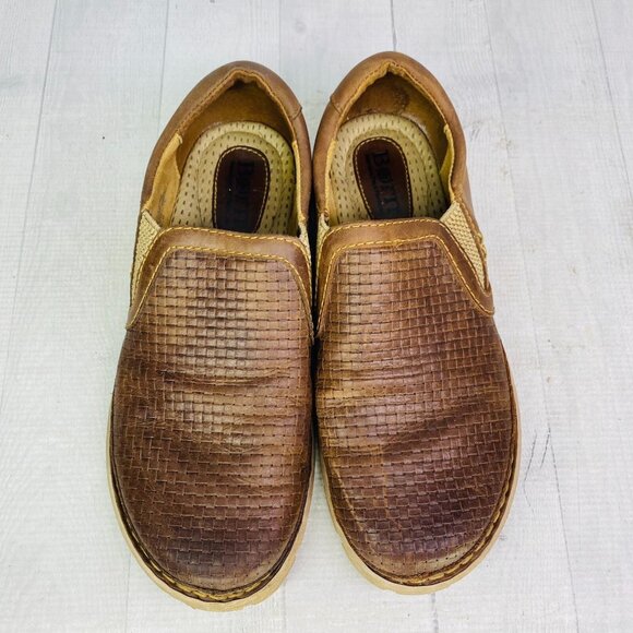 Born Hand Crafted Footwear SAWYER Brown Leather Comfort Shoes Size 8.5 M EU 41 - Picture 7 of 16